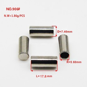 Bronze/Matte black/Gold/Rose Gold/Glossy black/White/Platinum-Alloy End Stopper